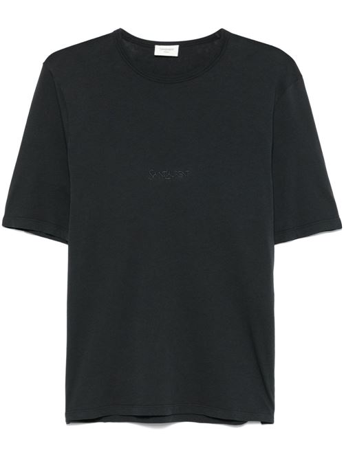 Cotton T-shirt SAINT LAURENT | 818535YBHD21025